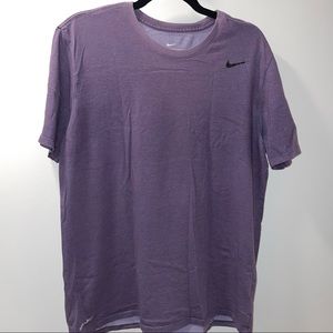 Nike Dri-fit Cotton T-Shirt Purple